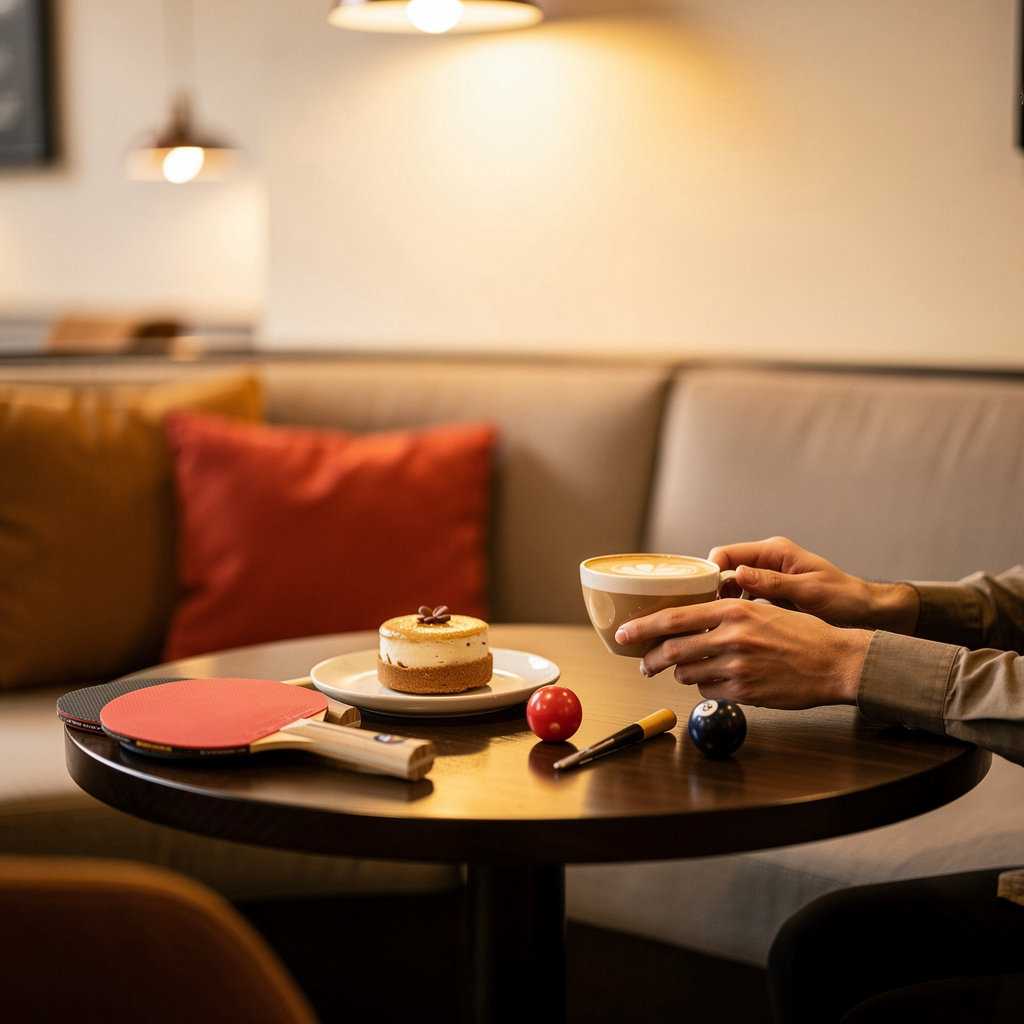 La DAM Scornicești – interior cald și relaxant cu atmosferă de cafenea premium