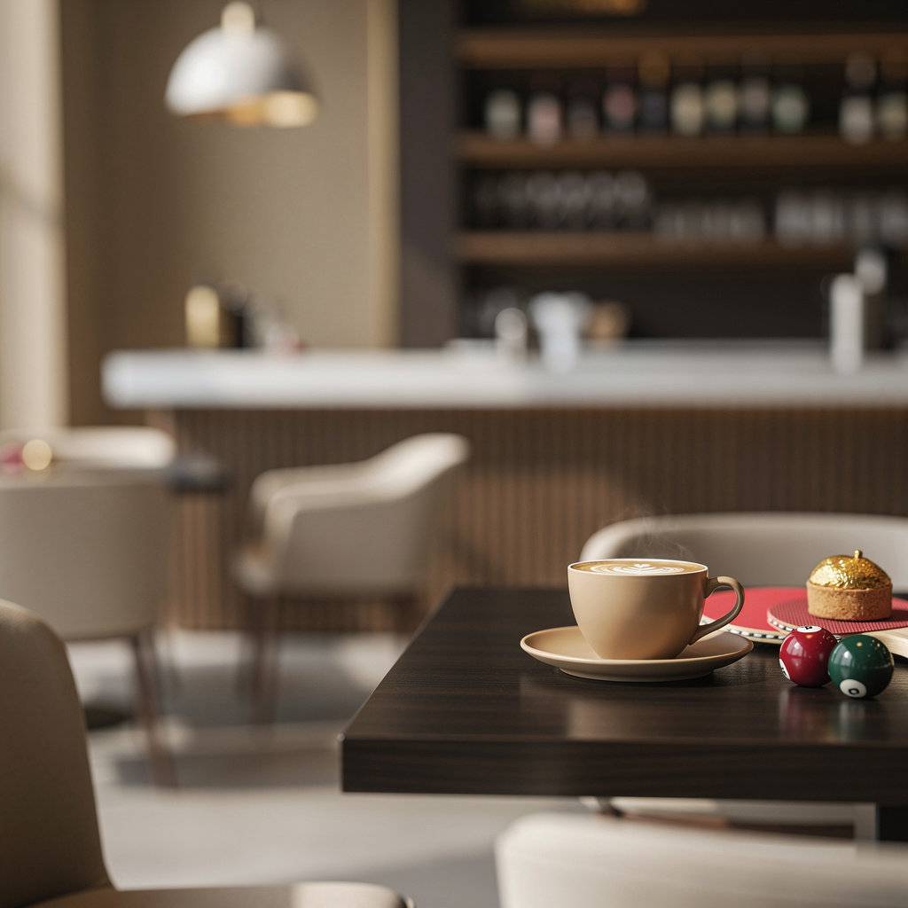 La DAM Scornicești - atmosfera caldă și relaxantă a cafenelei cu biliard și ping-pong
